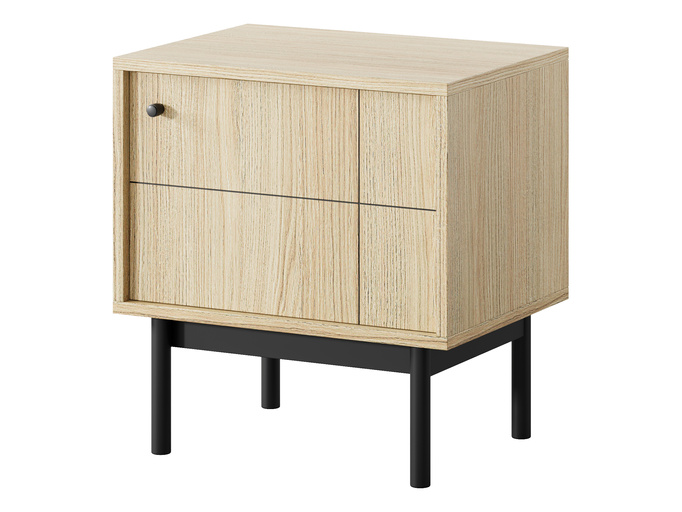 Stolik nocny Sora S54 w kolorze Dąb Linea