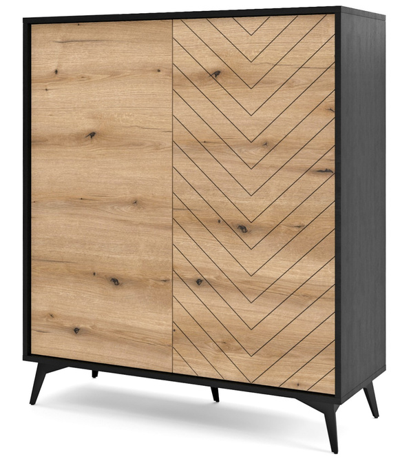 Wysoka komoda Diamond KD104 w stylu skandynawskim