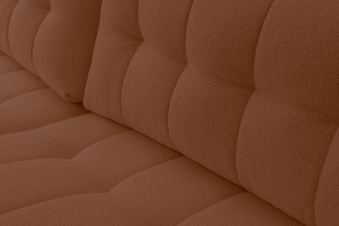 Narożnik Palermo w tkaninie BRAVO z funkcją spania i pojemnikiem na pościel