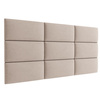 Panel tapicerowany 50x20 Mono 232 (Beżowy)
