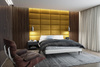 Panel tapicerowany 50x15 Fancy 48 (Miodowy)