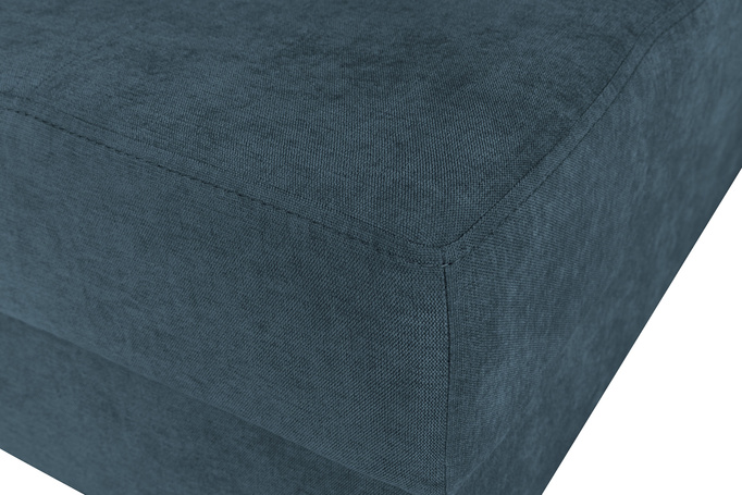 Narożnik TREVI lewostronny Wind 77 ciemny niebieski granatowy szenil funkcja spania