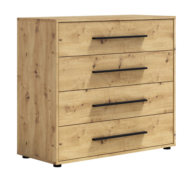 Komoda Modena K4SZ 100 cm dąb artisan