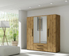 Szafa Modena SZ4D2SZ w kolorze dąb artisan z lustrem