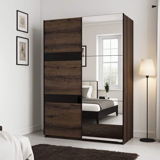 Szafa przesuwna Martin SZ150 z lustrem