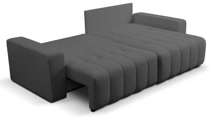 Narożnik Palermo w tkaninie BRAVO z funkcją spania i pojemnikiem na pościel