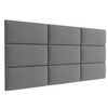 Panel tapicerowany 30x20 Magic Velvet 2241 (Szary)