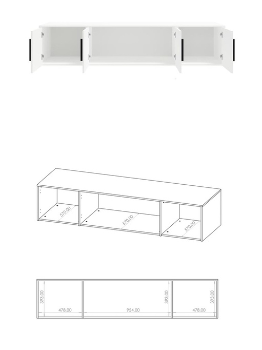 Nadstawka do szafy Modena SZ4D2SZ