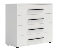 Biała komoda Modena K4SZ 100cm z szufladami