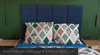 Panel tapicerowany 60x15 Mono 241 (Granatowy)