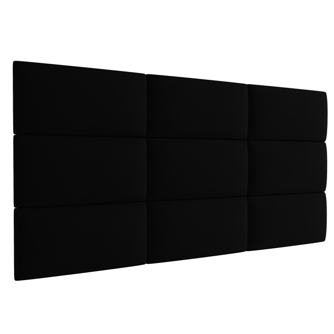 Panel tapicerowany 50x40 Manila 18 (Czarny)