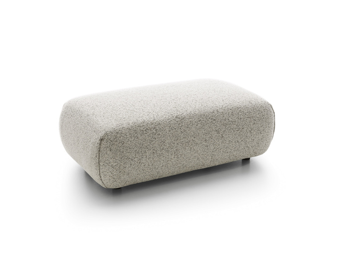 Pufa do narożnika VERNIO Puente 06 Chłodny Beż Greige plecionka z bawełną