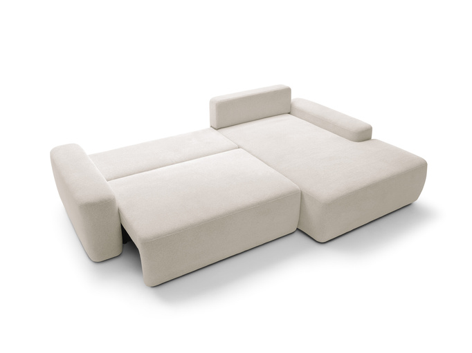 Narożnik OLMI M prawostronny Raven 24 beżowy piaskowy styl soft