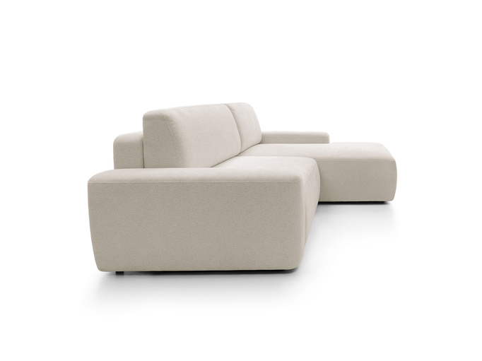 Narożnik OLMI M prawostronny Raven 24 beżowy piaskowy styl soft