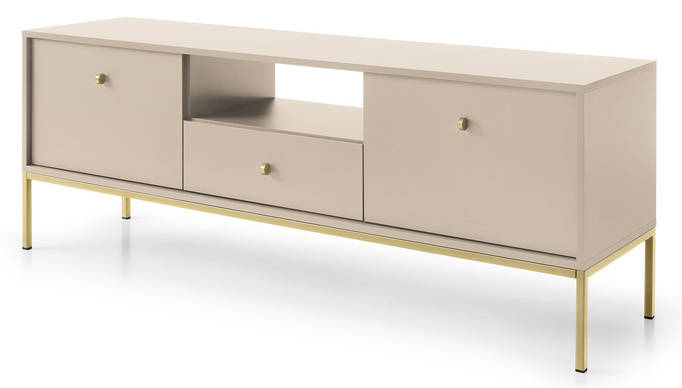 Szafka RTV Bari RTV154 w kolorze beżowym