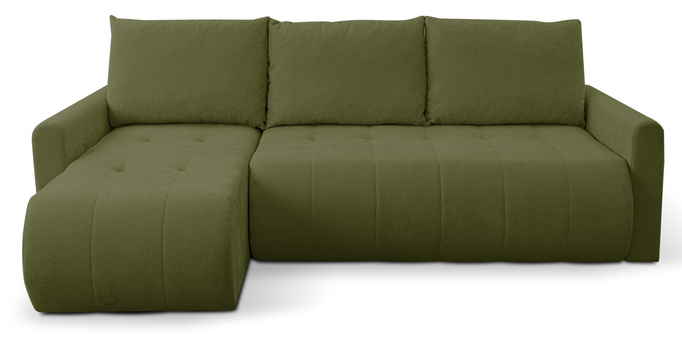 Narożnik Primo w tkaninie WIND z funkcją spania i pojemnikiem na pościel