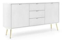 Biały + Złote nóżki