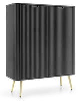 Czarny + Złote nóżki