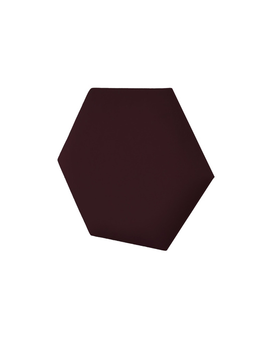 Panel tapicerowany heksagon 60cm Magic Velvet 2202 (Bordowy)