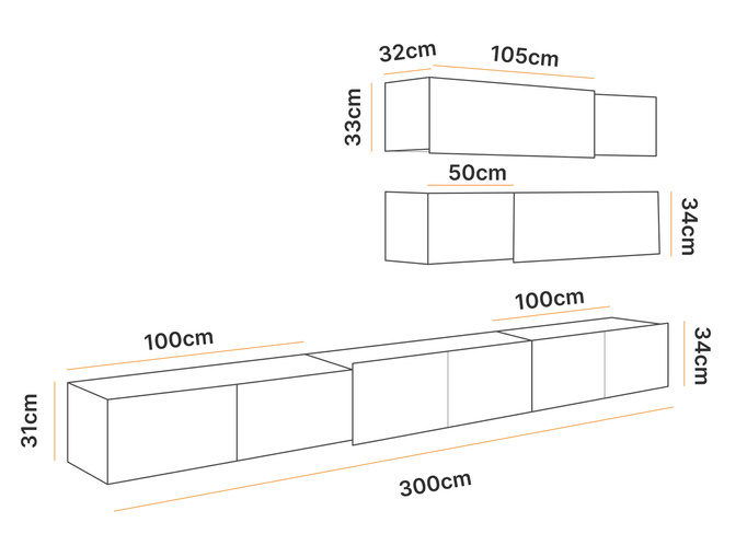 Meblościanka Montreal XIV