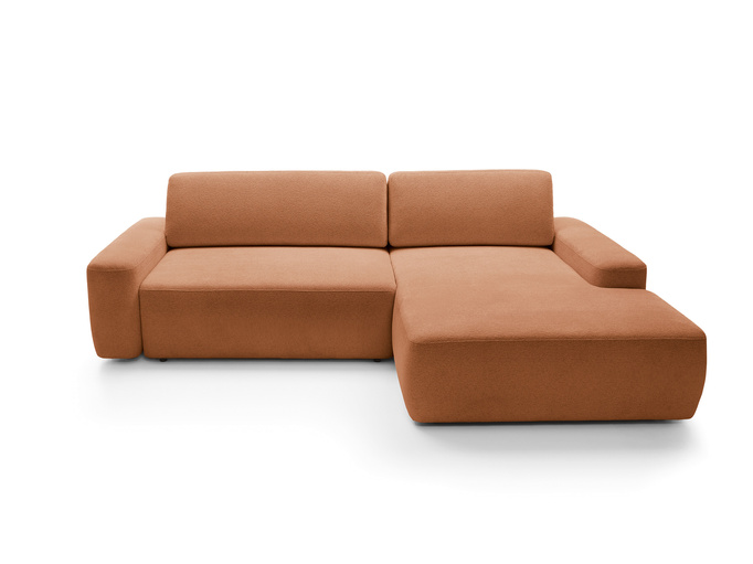 Narożnik OLMI M prawostronny Raven 44 terakota ceglasty styl soft