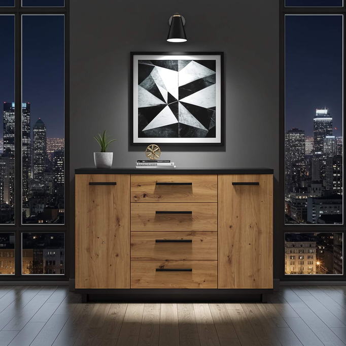 Komoda Zonda K2D4SZ 135 cm