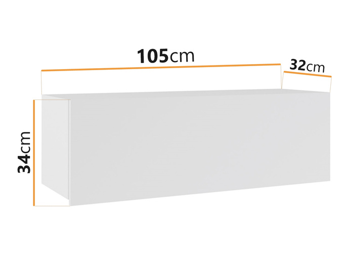 Meblościanka Montreal I 300 cm w kolorze cashmere