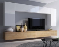 Biały + Biały Połysk / Dąb Złoty