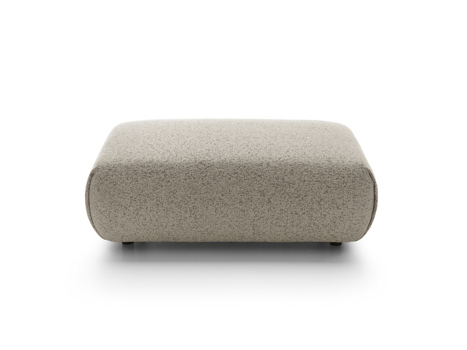 Pufa do narożnika VERNIO Puente 16 Zimny Beż Greige plecionka z bawełną