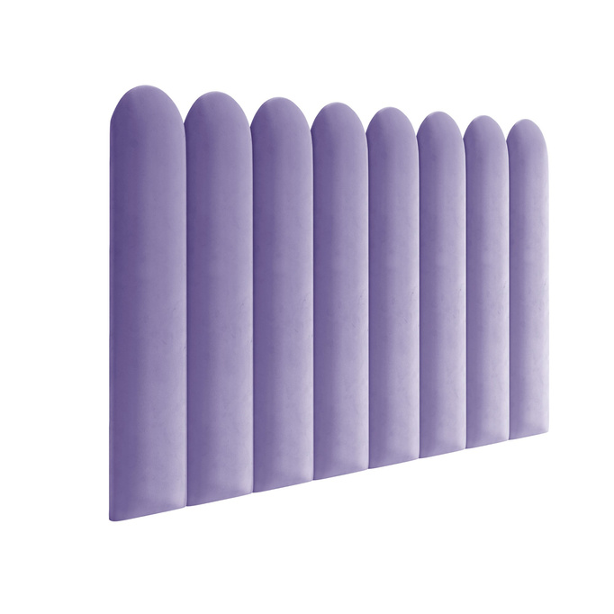 Panel tapicerowany płotek zaokrąglony 60x30 Magic Velvet 2248 (Jasny fiolet)