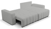 Narożnik Palermo w tkaninie BRAVO z funkcją spania i pojemnikiem na pościel