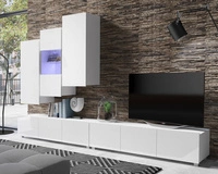 Biały / Biały połysk \ Bez oświetlenia