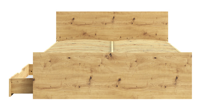 Łóżko Modena 160cm w kolorze dąb artisan