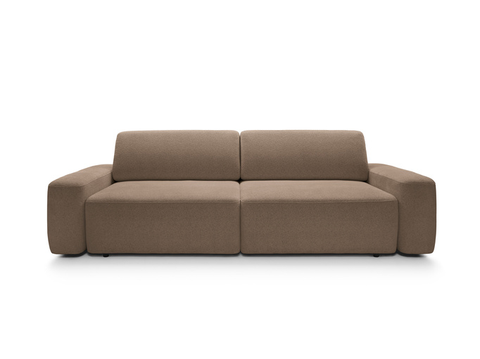 Sofa OLMI Raven 45 Ciemny Brąz Czekoladowa do salonu soft