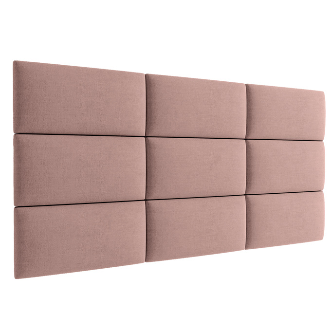 Panel tapicerowany 40x20 Mono 235 (Brudny róż)