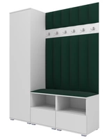 Biały \ Butelkowa zieleń (Trinity 28)