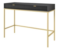 Czarny + Złote nóżki