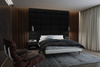 Panel tapicerowany 30x15 Magic Velvet 2219 (Czarny)