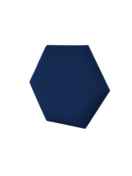 Panel tapicerowany heksagon 40cm Magic Velvet 2203 (Błękit pruski)