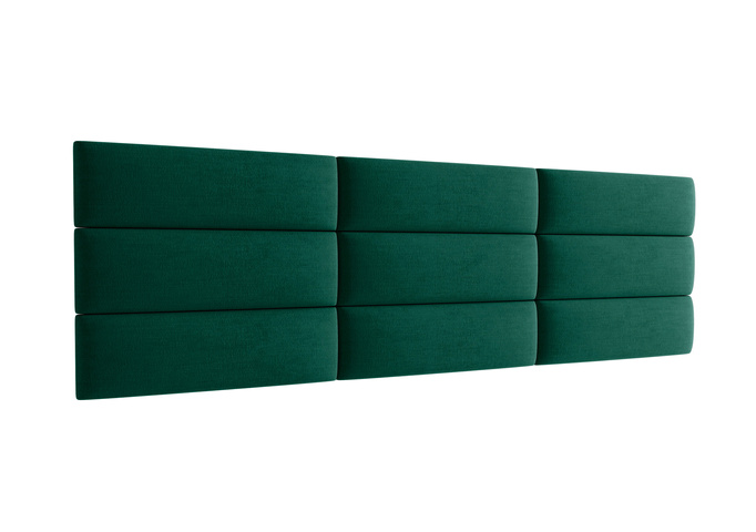 Panel tapicerowany 30x15 Kronos 19 (Butelkowa zieleń)