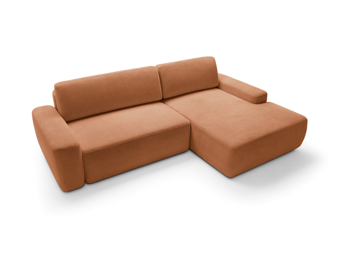 Narożnik OLMI M prawostronny Raven 44 terakota ceglasty styl soft