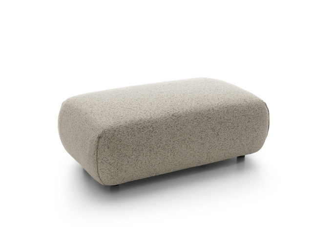 Pufa do narożnika VERNIO Puente 16 Zimny Beż Greige plecionka z bawełną