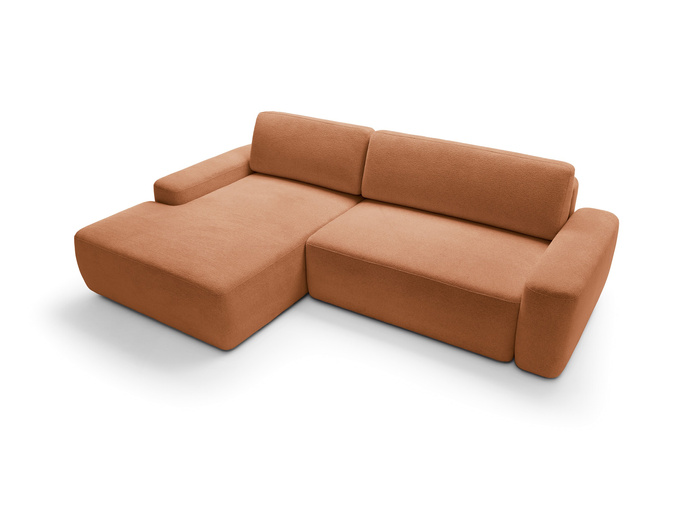 Narożnik OLMI M lewostronny Raven 44 terakota ceglasty styl soft