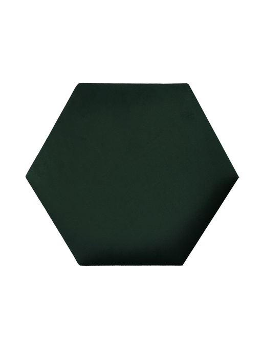 Panel tapicerowany heksagon 40cm Magic Velvet 2225 (Butelkowa zieleń)