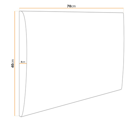 Panel tapicerowany - Tkanina Kronos
