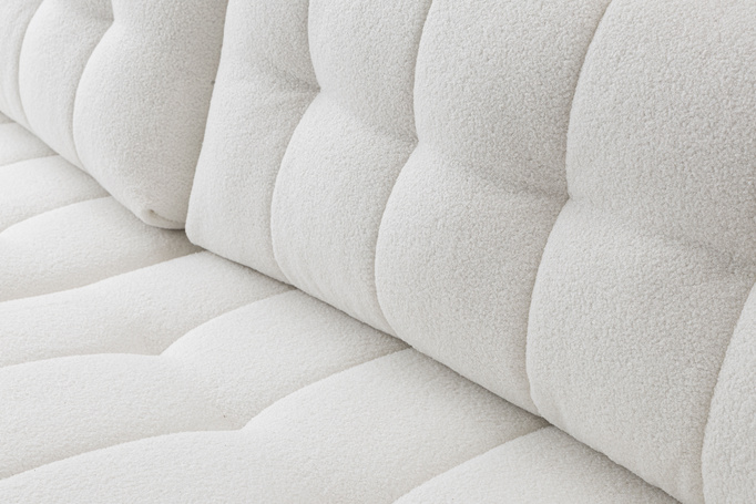 Narożnik Palermo w tkaninie BRAVO z funkcją spania i pojemnikiem na pościel