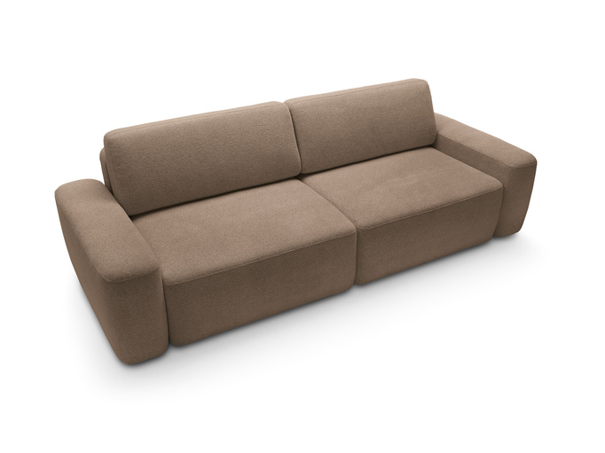 Sofa OLMI Raven 45 Ciemny Brąz Czekoladowa do salonu soft