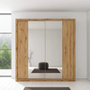 Szafa przesuwna Tamiza 220 cm z lustrem dąb artisan