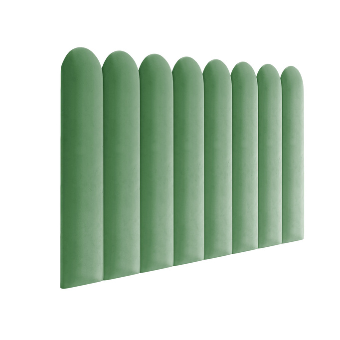 Panel tapicerowany płotek zaokrąglony 100x30 Magic Velvet 2235 (Soczysta zieleń)