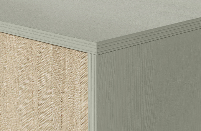 Komoda Silva KSZD-106 w kolorze Eukaliptus + Jodełka Scandi